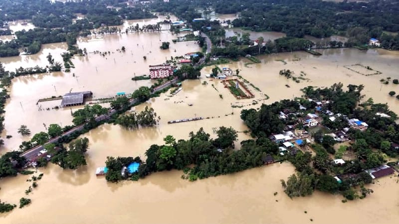 বন্যাকবলিত এলাকায় বানভাসী মানুষের পাশে দাঁড়ানোর আহ্বান জানিয়েছে বিজিপি